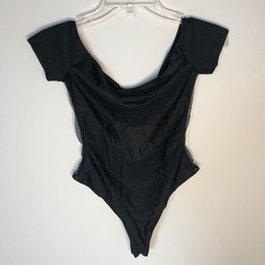 Black Spandex Bodysuit